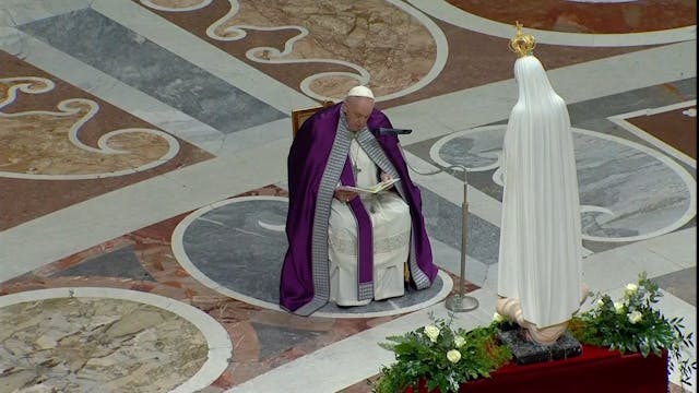 Consagración solemne del Papa a Rusia...