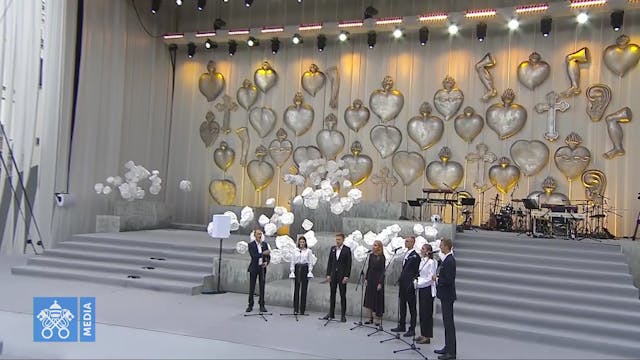 Spectacular “a capela” choir who sang...