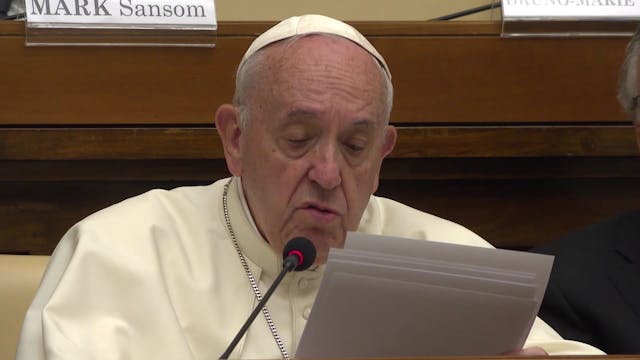 Pope to oil companies: Climate crisis...