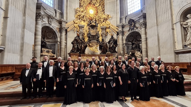 El coro de San Jerónimo el Real brilla en El Vaticano