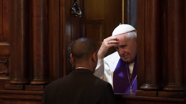Pope Francis will hear confessions in...
