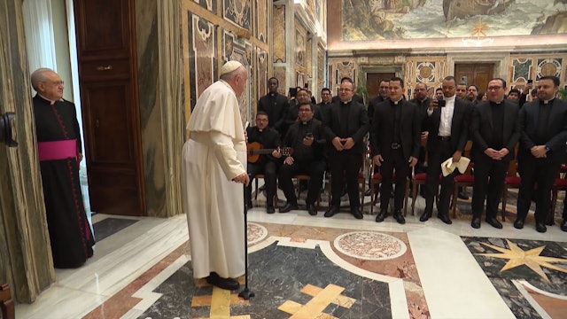 El Papa a sacerdotes latinos: “Sois pastores del pueblo de Dios"