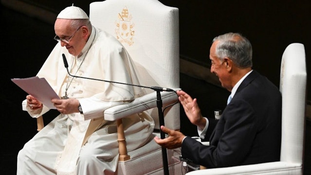 Pope Francis encourages the West to return to its original values