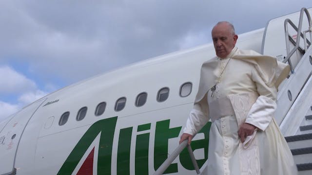 Pope's schedule shows no sign of slow...