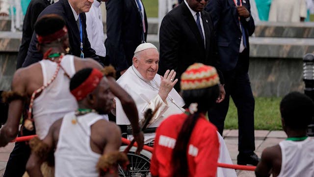 Pope during Mass in D.R. of Congo: "T...