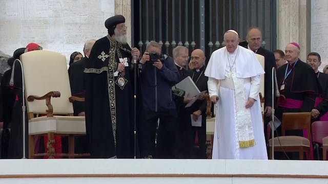 Pope holds General Audience with head...