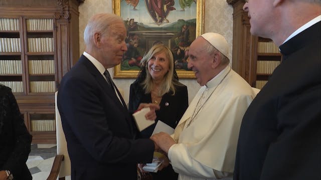 Joe Biden al Papa: Usted es el mayor ...