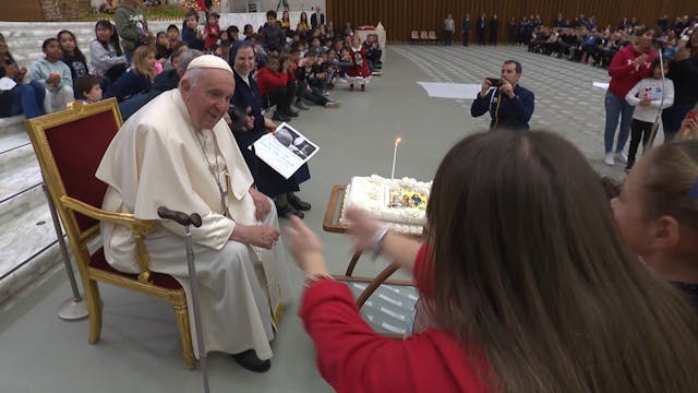 ¿Cómo celebró el Papa Francisco su 86...