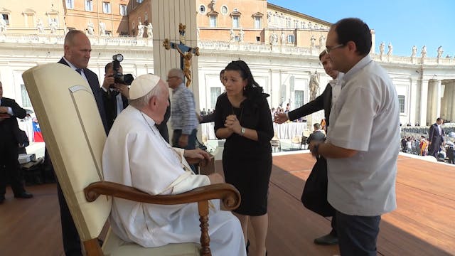 Pope Francis meets with the families ...