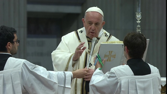 Pope begins Easter Triduum at Vatican without pilgrims