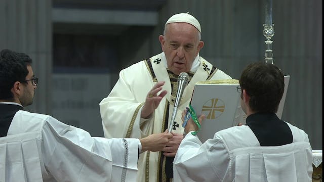 Pope begins Easter Triduum at Vatican...