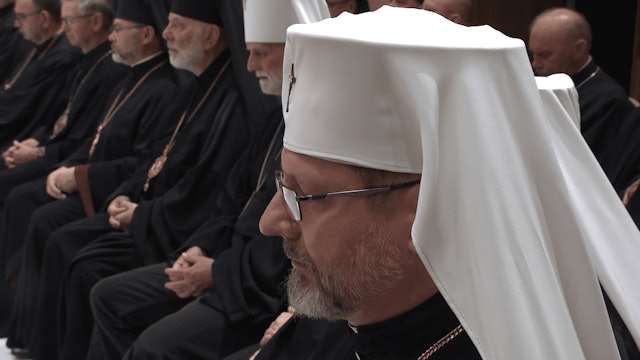 Archbishop Shevchuk says Pope Francis assured Ukrainian bishops: “I am with you”