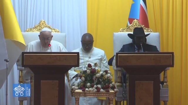 Pope Francis lands in South Sudan and...