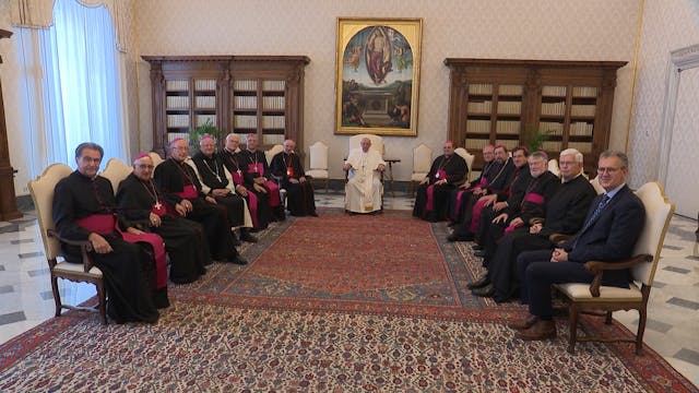 Belgian bishops meet with Pope Franci...