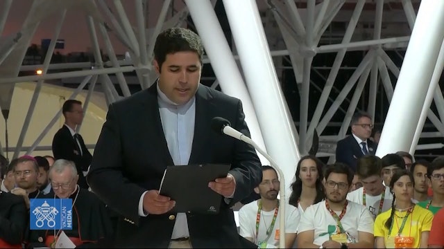Testimony of young priest at WYD Vigil: "Lord, what do you want me to do?"
