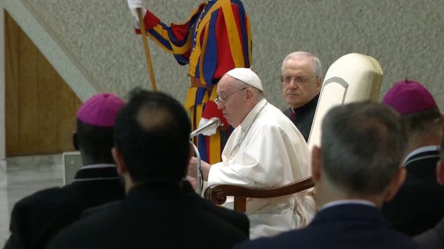 Pope Francis dedicates his catechesis...