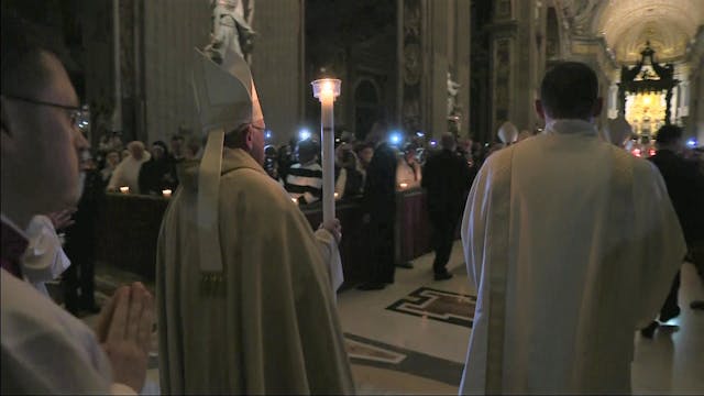 Pope celebrates Mass in Vatican for r...