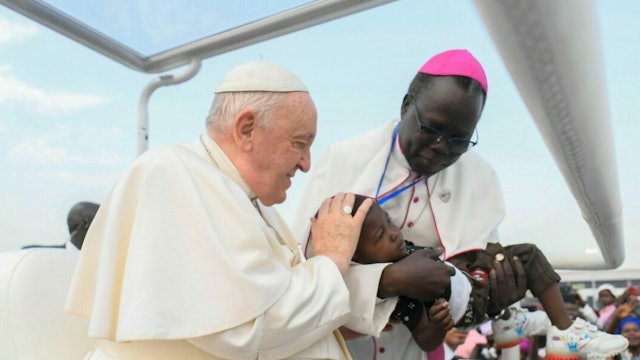 Pope ends trip to South Sudan: "Let us lay down weapons of hatred and revenge"