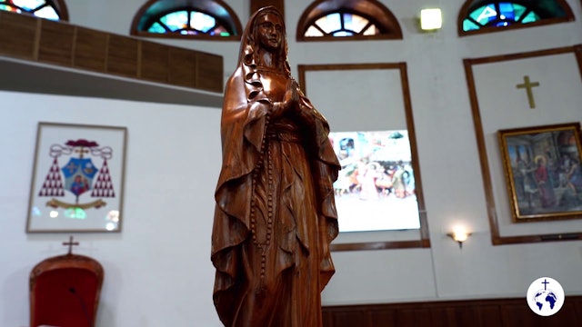 This Marian statue was found in a garbage dump and will be blessed by the Pope