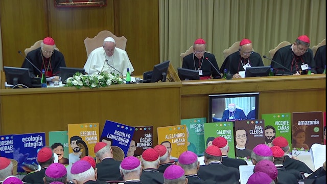 Papa al Sínodo: Me dio pena escuchar burlas a indígena con plumas en San Pedro