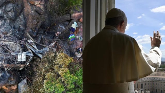 Pope Francis mourns victims of bus cr...