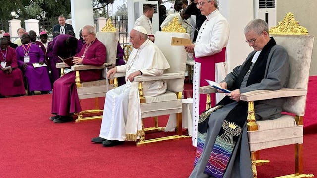 Pope Francis at ecumenical prayer in ...