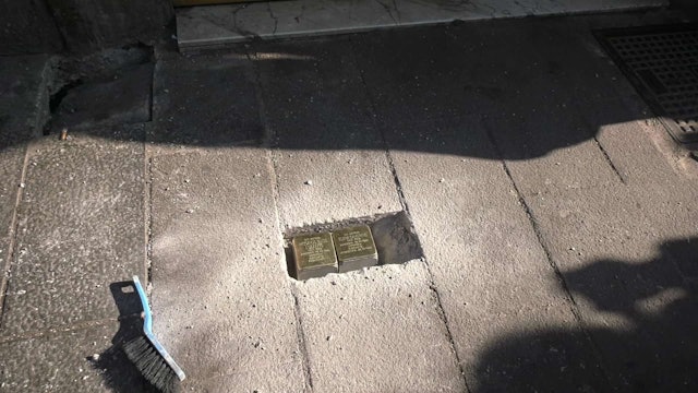 “Stumbling blocks” dot Roman sidewalks to remember killed during Nazi occupation