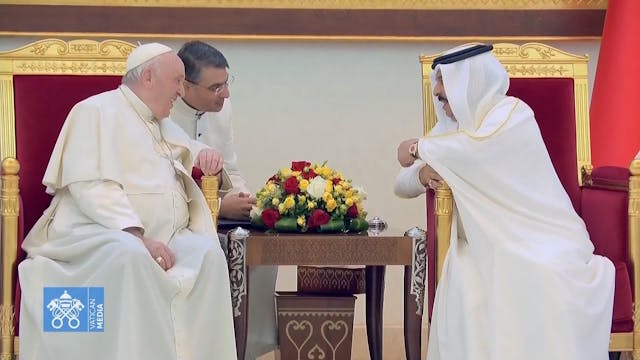 El Papa se despide del Reino de Baréi...