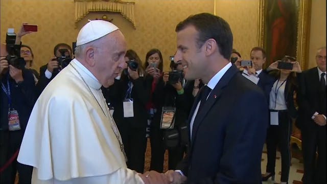 El Papa se reunirá con Emmanuel Macro...