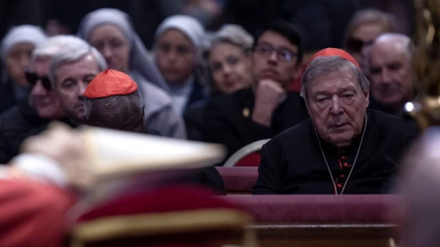 Cardinal Pell believed the Church was...