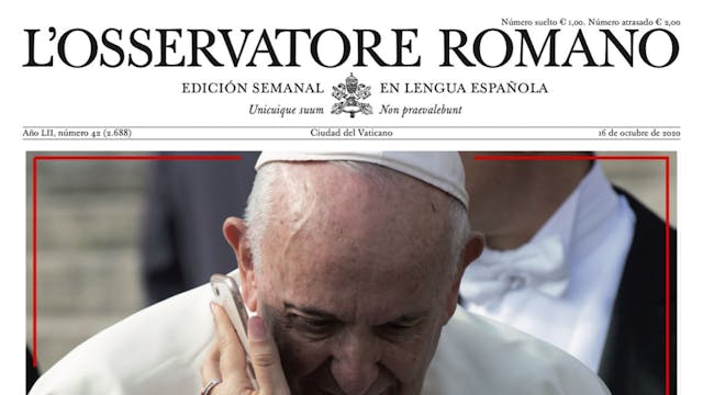 Protestant in Vatican newspaper: "Fra...
