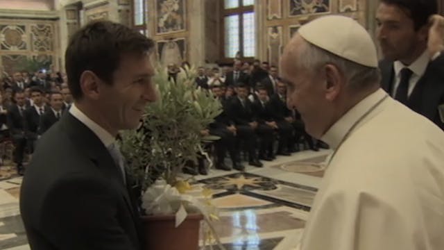 Los encuentros del Papa con Messi y M...