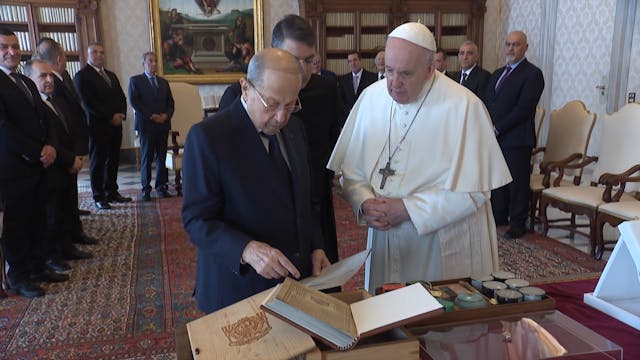 El Papa aborda la crisis del Líbano e...