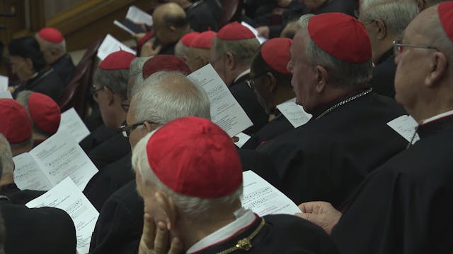 Cardenales reflexionan con el Papa so...