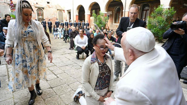 Reclusas al papa en Venecia: “Su visi...