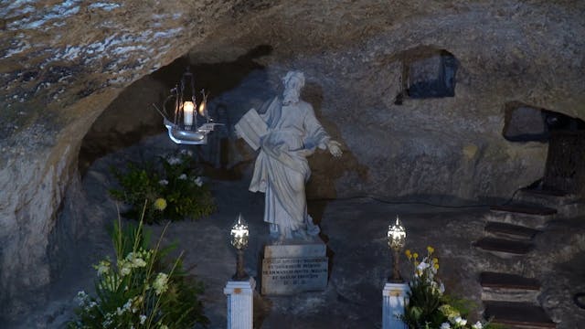 La gruta donde vivió San Pablo tras n...