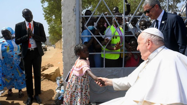 February 2023: Francis becomes first pope to visit South Sudan