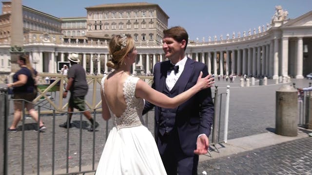 In Rome, a day after marrying, to be ...