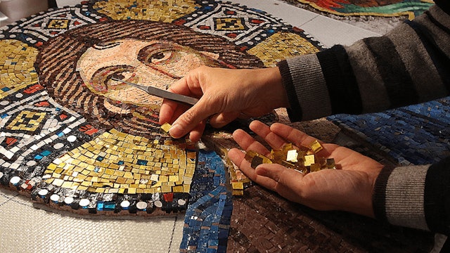 Follow the journey of Byzantine mosaics in Rome's basilicas
