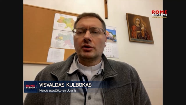 Nuncio en Ucrania explica por qué se queda en el país
