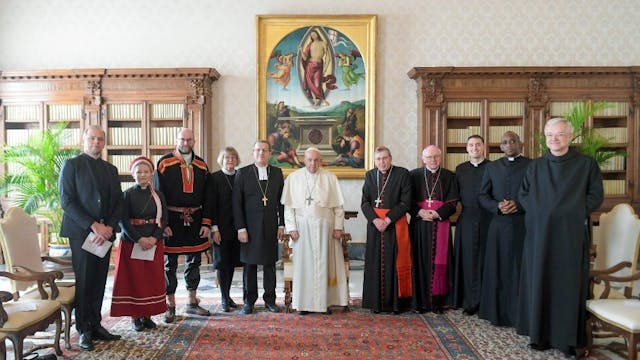 El Papa recibe una delegación ecuméni...
