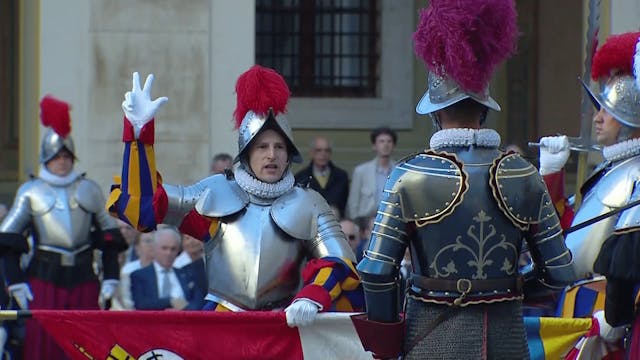 New Swiss Guards swear to protect the...
