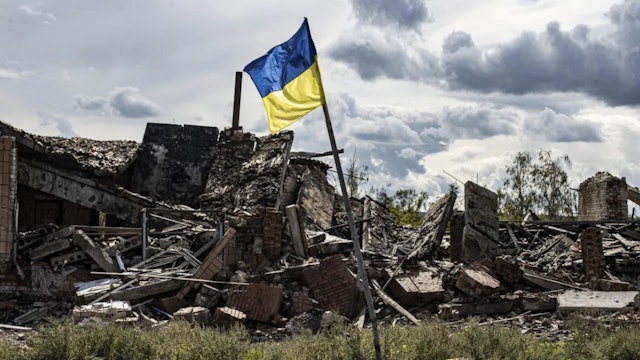 Ucrania al papa: Nuestra bandera no es blanca. Es azul y amarilla