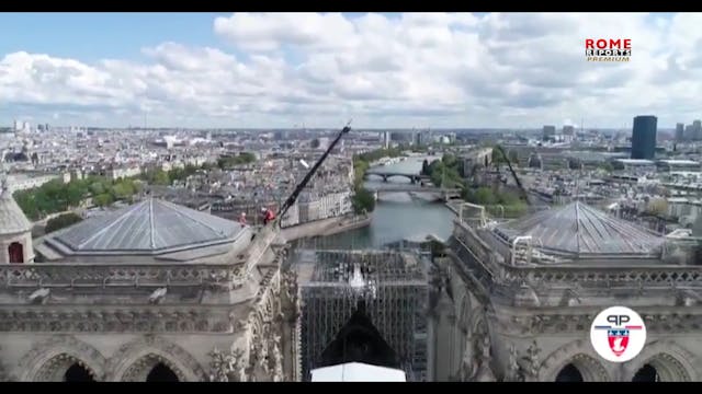 Spectacular roof protection for Notre...