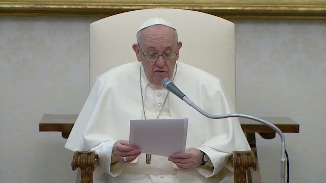 Pope Francis reflects on prayer as pa...