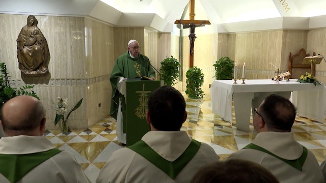 Papa en Santa Marta: Si somos mundanos, Dios nos juzgará con la misma medida