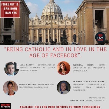 "Being Catholic and in love in the age of facebook" 