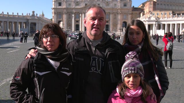 Argentine family travels to Rome and ...