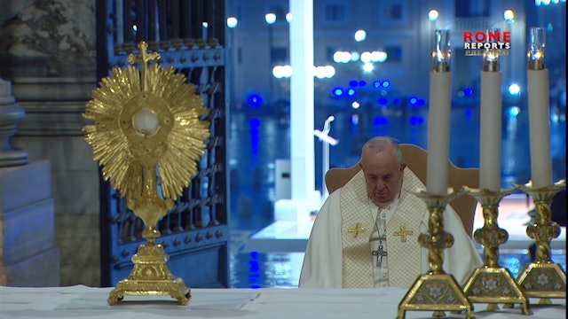 Pope gives Urbi et Orbi blessing: In this storm, our façades fall away