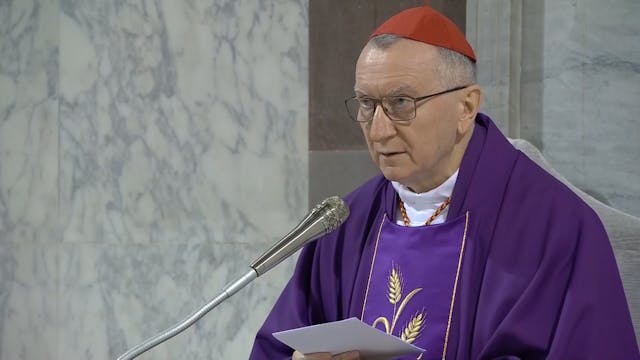 Cardinal Parolin prays for Ukraine at...